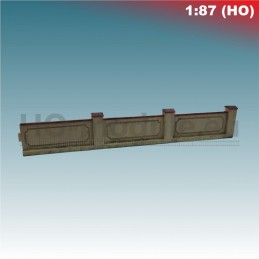 H0 - Cemetery wall (kit)