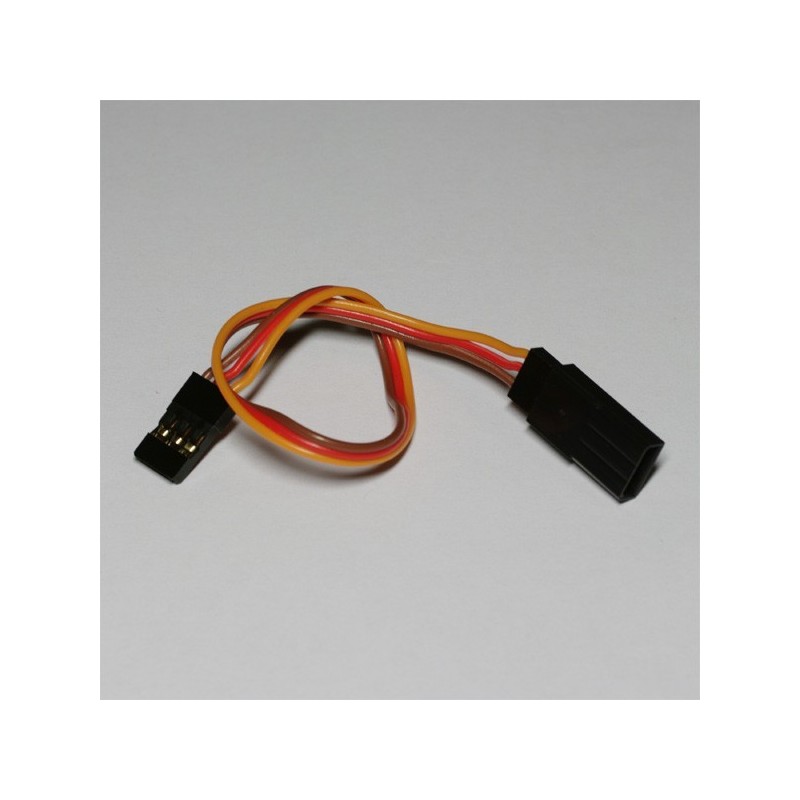 10cm kabel k servům - 3 piny M/F