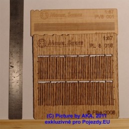 PL8016 - Dřevěný plot - H0