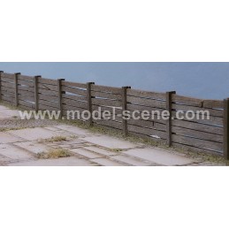 H0 - Betonový plot pravidelný