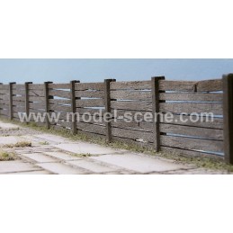 H0 - Betonový plot nepravidelný