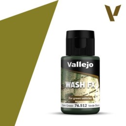 Vallejo Model Wash 76512 Dark Green Wash (35ml)