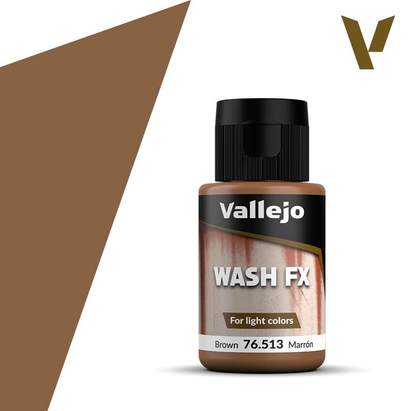 Vallejo Model Wash 76513 Brown Wash (35ml)