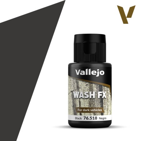 Vallejo Model Wash 76518 Black Wash (35ml)