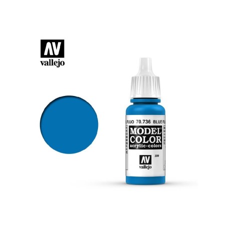 Vallejo Model Color 70736 Blue Fluo (17ml)