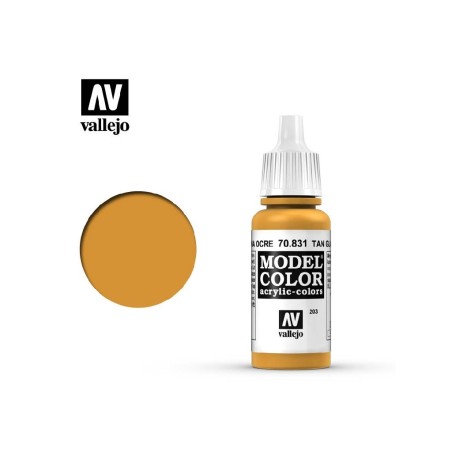 Vallejo Model Color 70831 Tan Glaze (17ml)