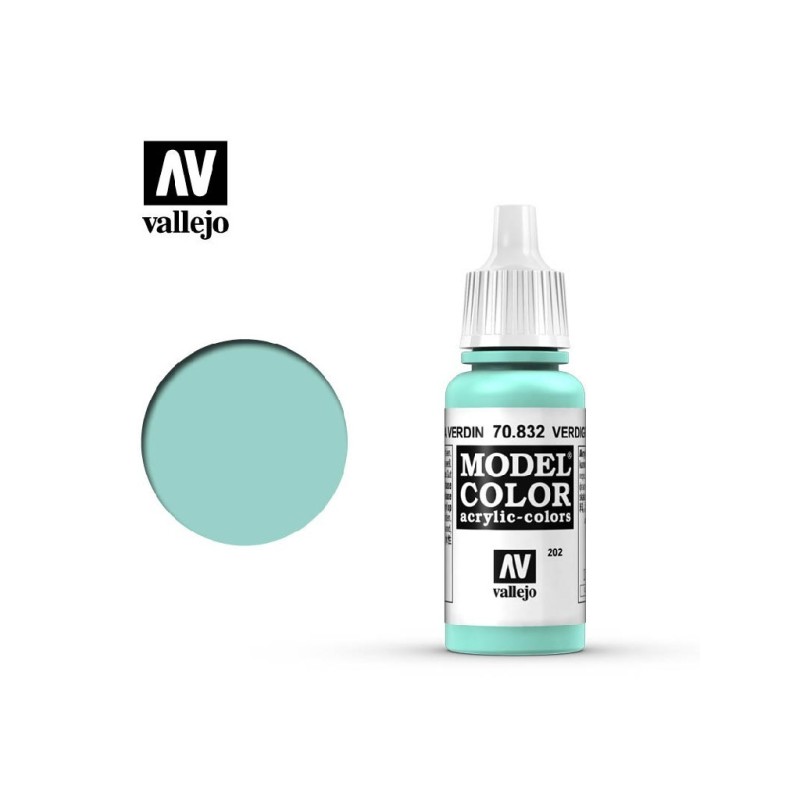 Vallejo Model Color 70832 Verdigris Glaze (17ml)