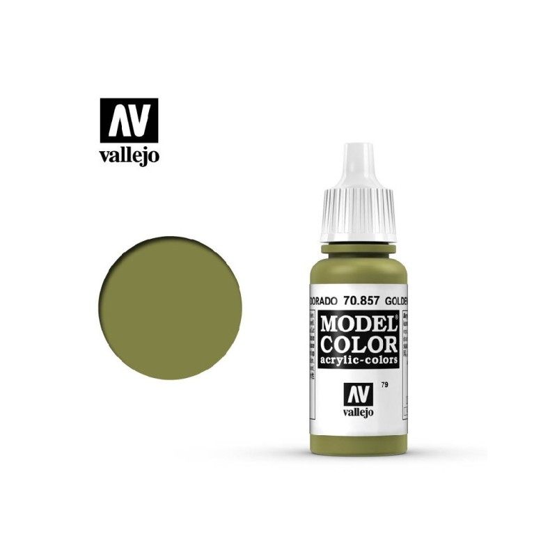 Vallejo Model Color 70857 Golden Olive (17ml)