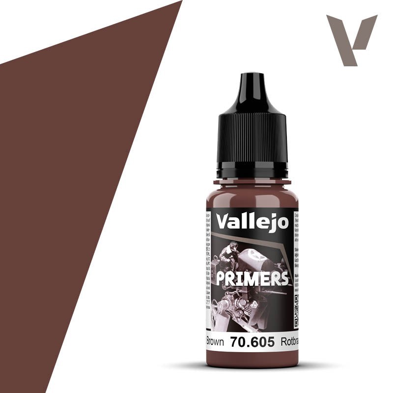 Vallejo Surface Primer 70605 Ger. Red Brown (17ml)