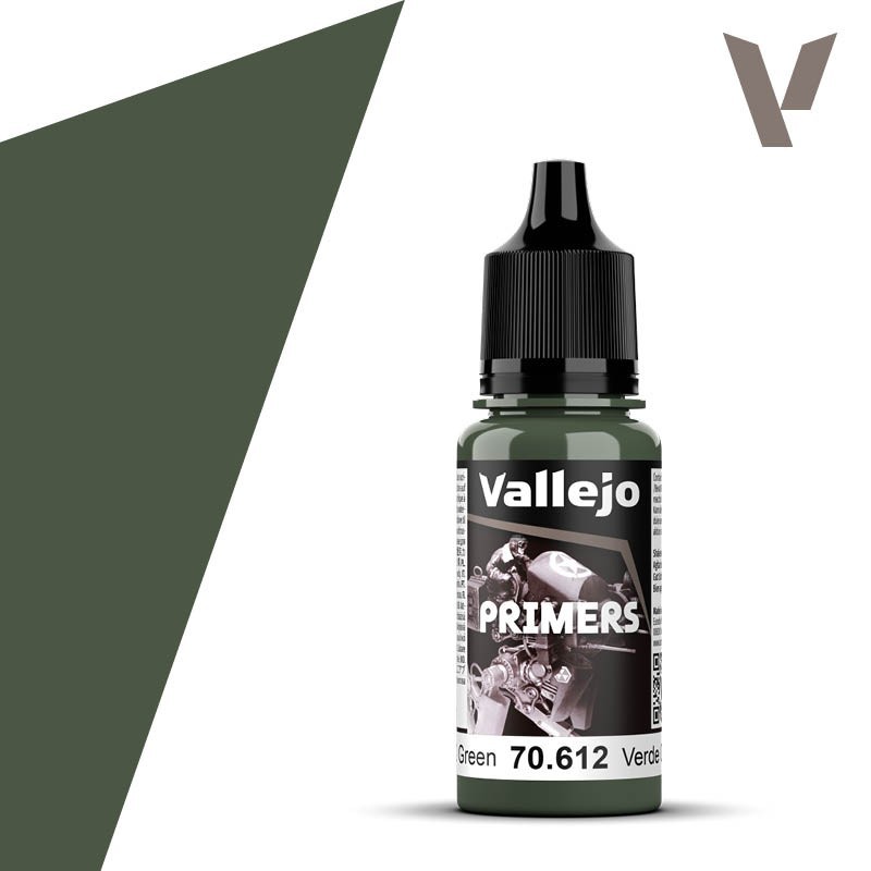 Vallejo Surface Primer 70612 NATO  Green (17ml)