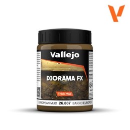 Vallejo Diorama Effects 26807 European Thick Mud (200ml)