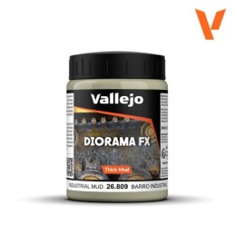 Vallejo Diorama Effects 26809 Industrial Thick Mud  (200ml)