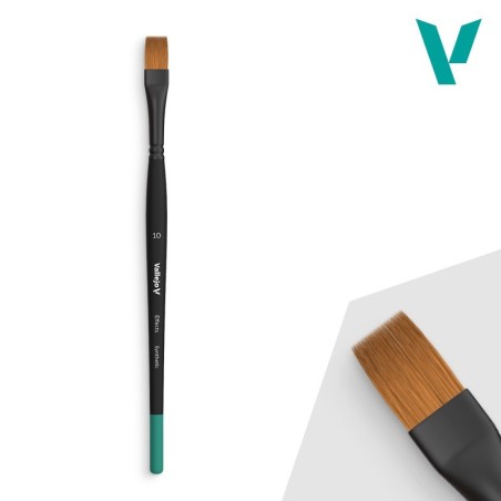 Štětec Vallejo Effects B04010 Flat Rectangular Synthetic Brush No. 10