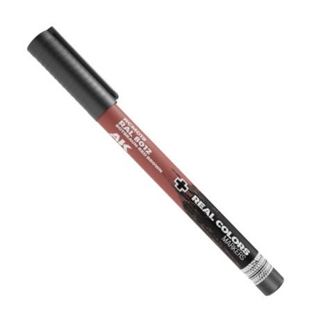 AK Real Colors Marker RCM019 Rotbraun-Red Brown RAL 8012