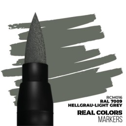 AK Real Colors Marker RCM016 Hellgrau-Light-Grey RAL 7009