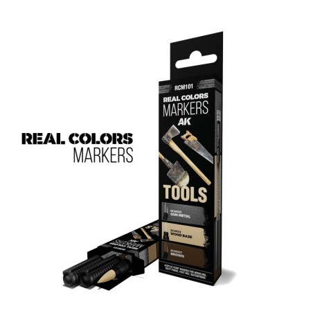 AK Real Colors Marker RCM101 Tools - 3 popisovače