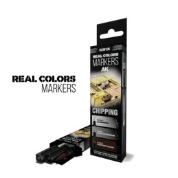 AK Real Colors Marker RCM105 Chipping Color - 3 popisovače