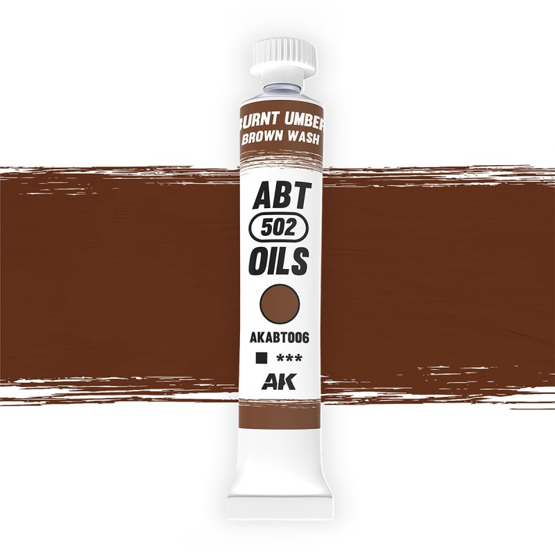 Abteilung 502 OIL COLOR ABT006 Burnt Umber (20ml tube)