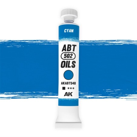 Abteilung 502 OIL COLOR ABT540 Cyan (20ml)