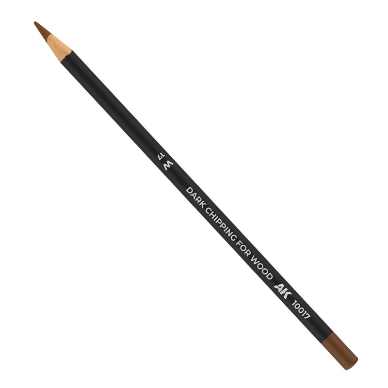 AK AK10017 Watercolor Pencil Dark Chipping for wood (1x)