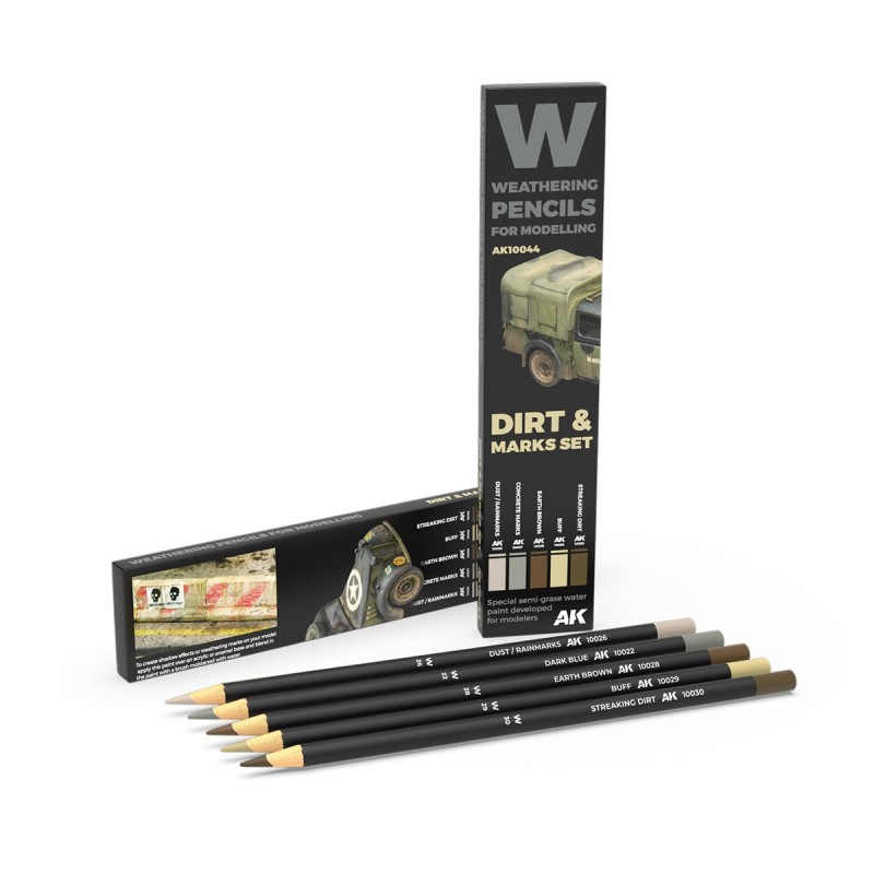 AK AK10044 Watercolor Pencil SET SPLASHES