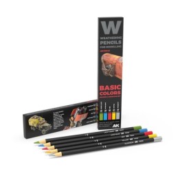 AK AK10045 Watercolor Pencil SET BASICS (5 colors)