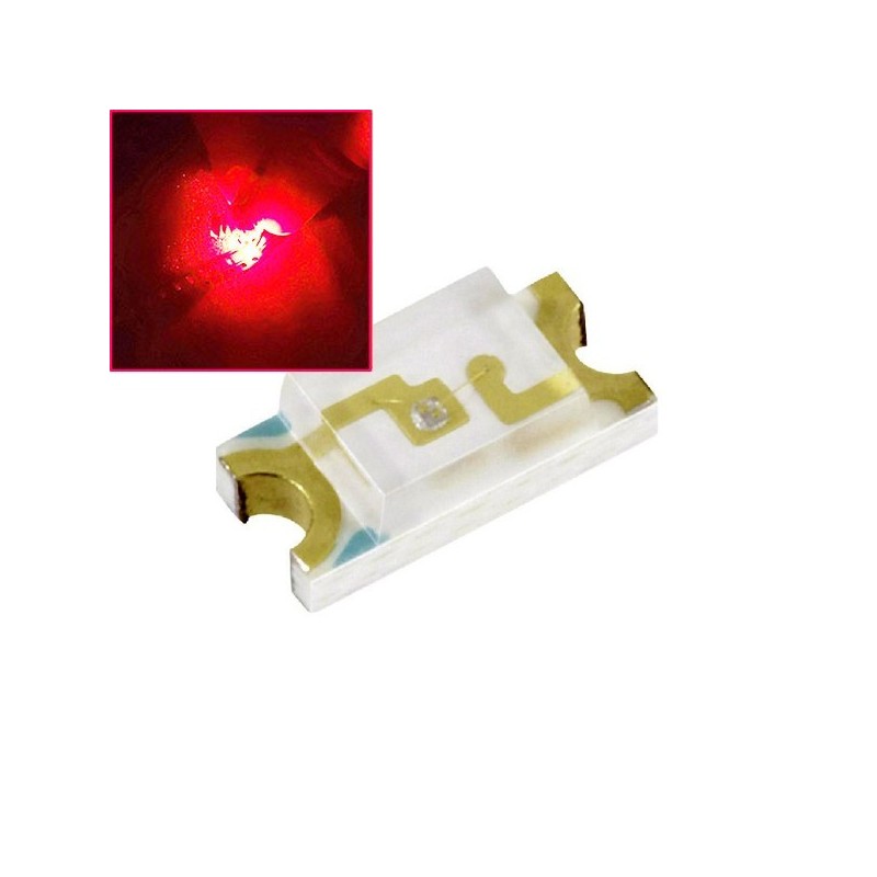 SMD0603 LED dioda červená