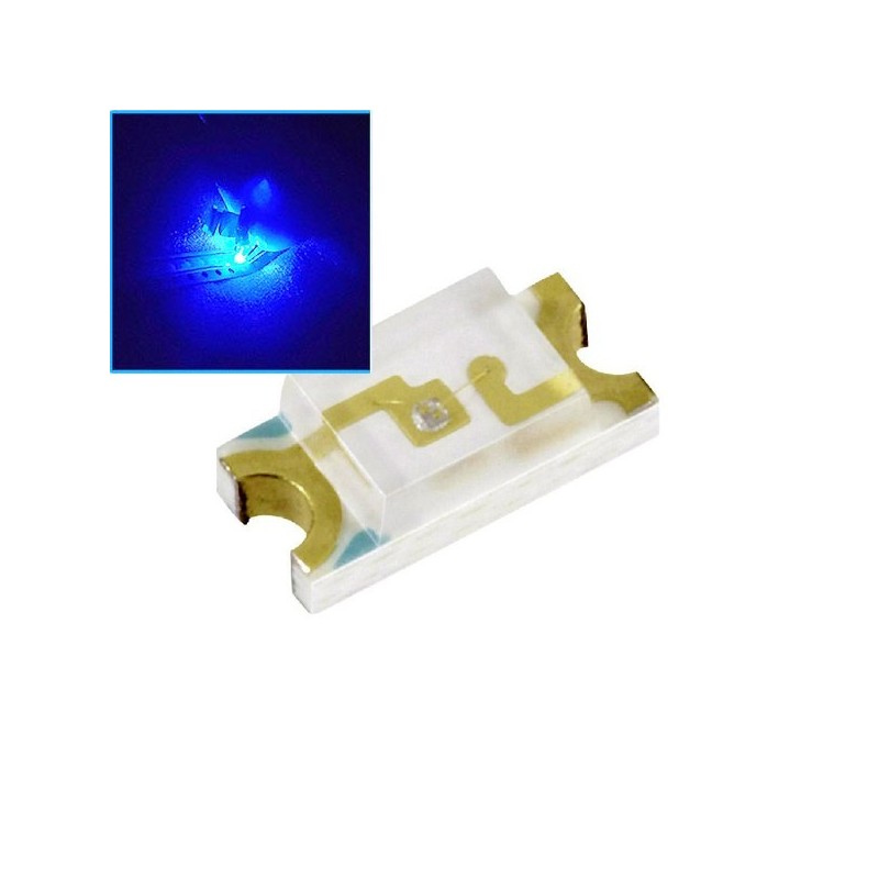 SMD0603 LED dioda modrá
