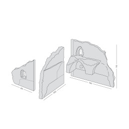 H0 - Castle Ruins (model kit)