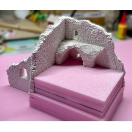 H0 - Castle Ruins (model kit)