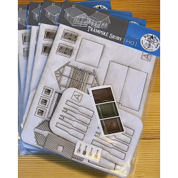 H0 - Trampské sruby (stavebnice)