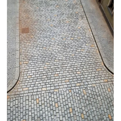 Pojezdy.EU - Concrete road panels and surfaces ModelScene in H0 -& 1/72 scale