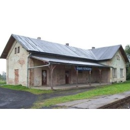 H0 - Výpravní budova LVII/H Staré Křečany v H0