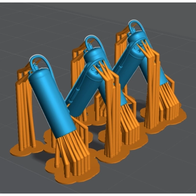 0 - Hasicí přístroje (5 ks) (nesestavená stavebnice)