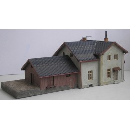 H0 - ŽST Lužec nad Vltavou (stavebnice)