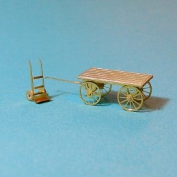 TT - Nádražní vozík a rudl - stavebnice