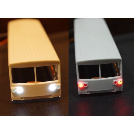 H0 - Čelní osvětlení DCC pro M152/810/Baafx/010 a obdobné vozy