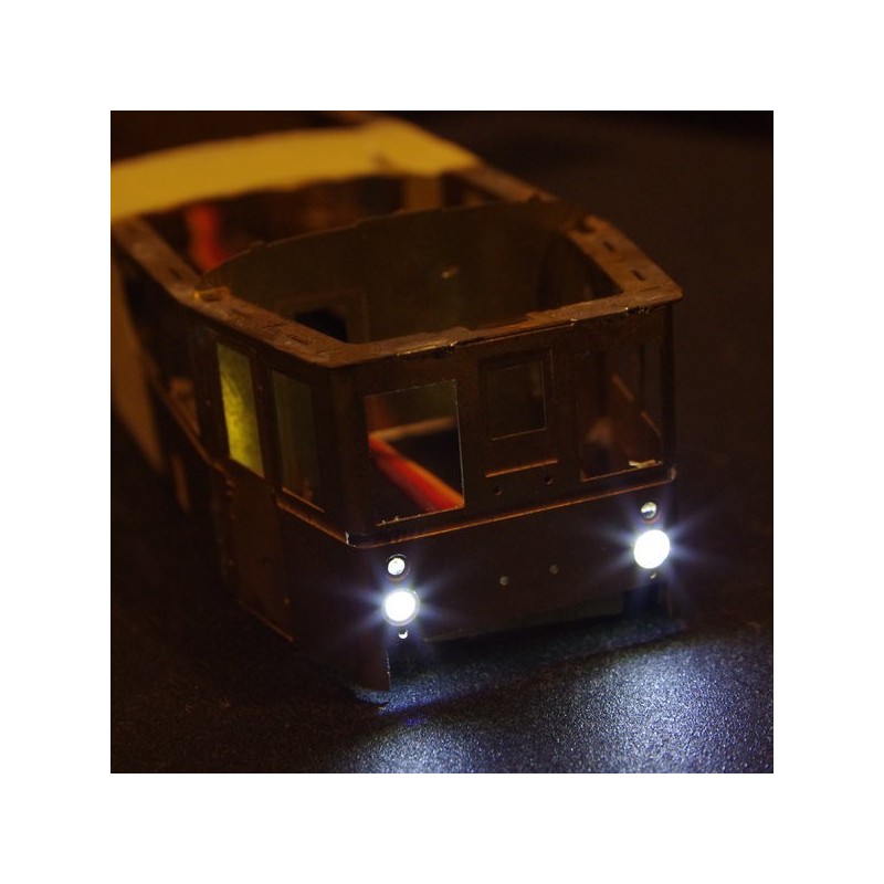 H0 - Čelní osvětlení ANAlog pro M131 a obdobné vozy
