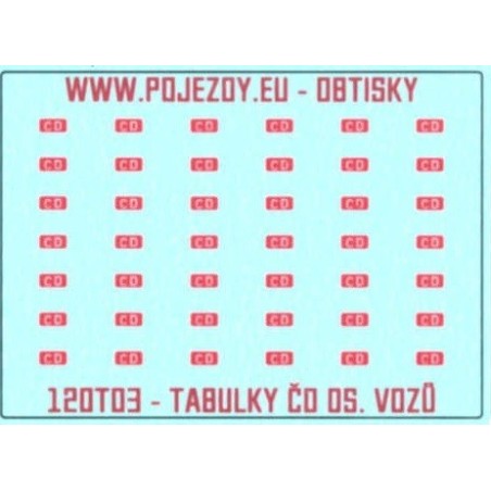 TT - Logo ČD pro osobní vozy