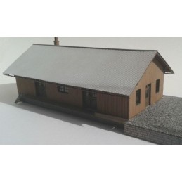 TT - Dřevěné skladiště KkStB 25/H “Kácov” (stavebnice)