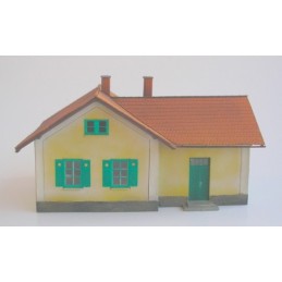 H0 - Strážní domek ZvKČ s čekárnou LXXXVII/H (stavebnice)