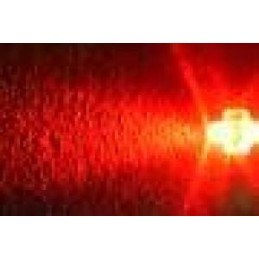 LED dioda rudá s průměrem čočky 1.8 mm