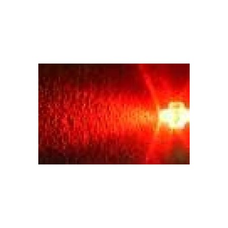 LED dioda rudá s průměrem čočky 1.8 mm