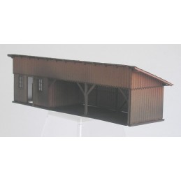 H0 - Kůlna pro účely udržovací KkStB 48/H (stavebnice)