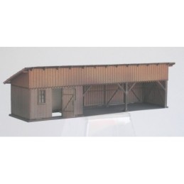 H0 - Kůlna pro účely udržovací KkStB 48/H (stavebnice)