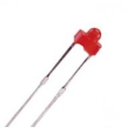 LED dioda červená s průměrem čočky 1.8 mm
