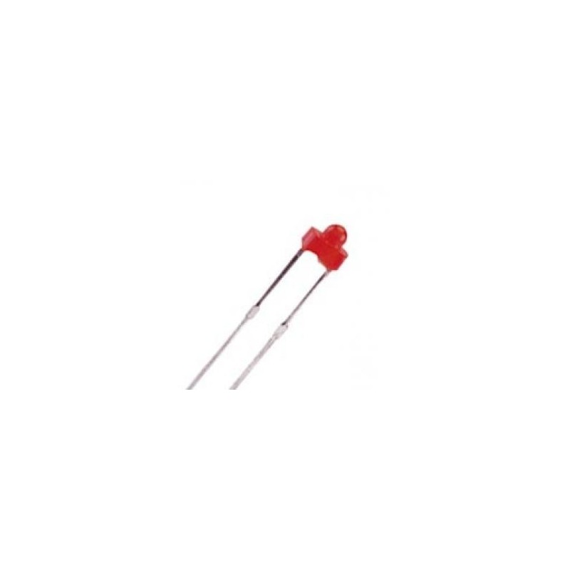LED dioda červená s průměrem čočky 1.8 mm