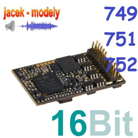 Zvukový dekodér MS450P22 - 749.247 s tlumičem/H0 MTB