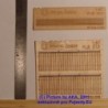 PL8013 - Dřevěný plot - prkna s ozdobnými konci - H0
