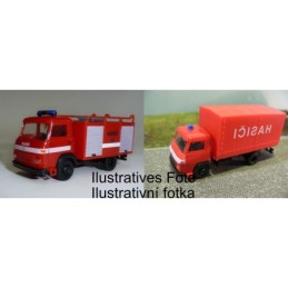 H0 - Set avia hasiči skříň/plachta KIT